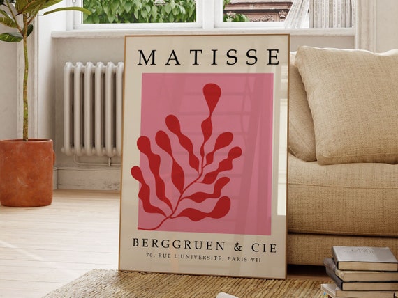 Henri Matisse Print Matisse Poster Matisse Wall Art Matisse Art Print Exhibition Poster