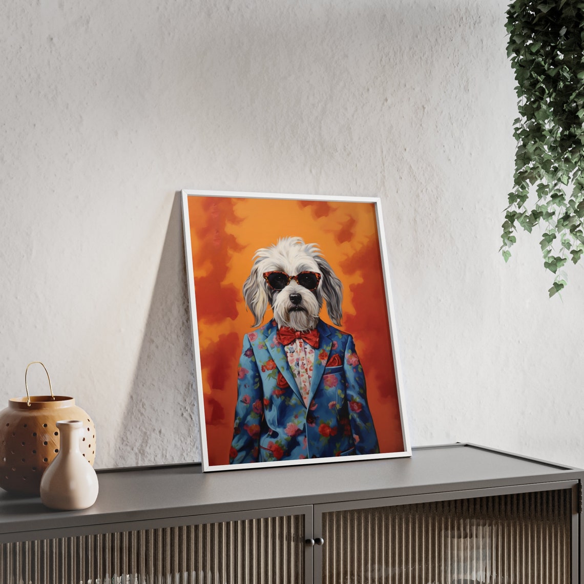 Havanese Dog Art Fashion Print Dog Portrait Fashion Art Animal Art Animal Painting Art Prints - Image 2