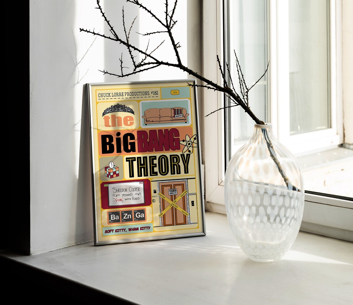 The Big Bang Theory Sitcom TV Series Poster - Image 2