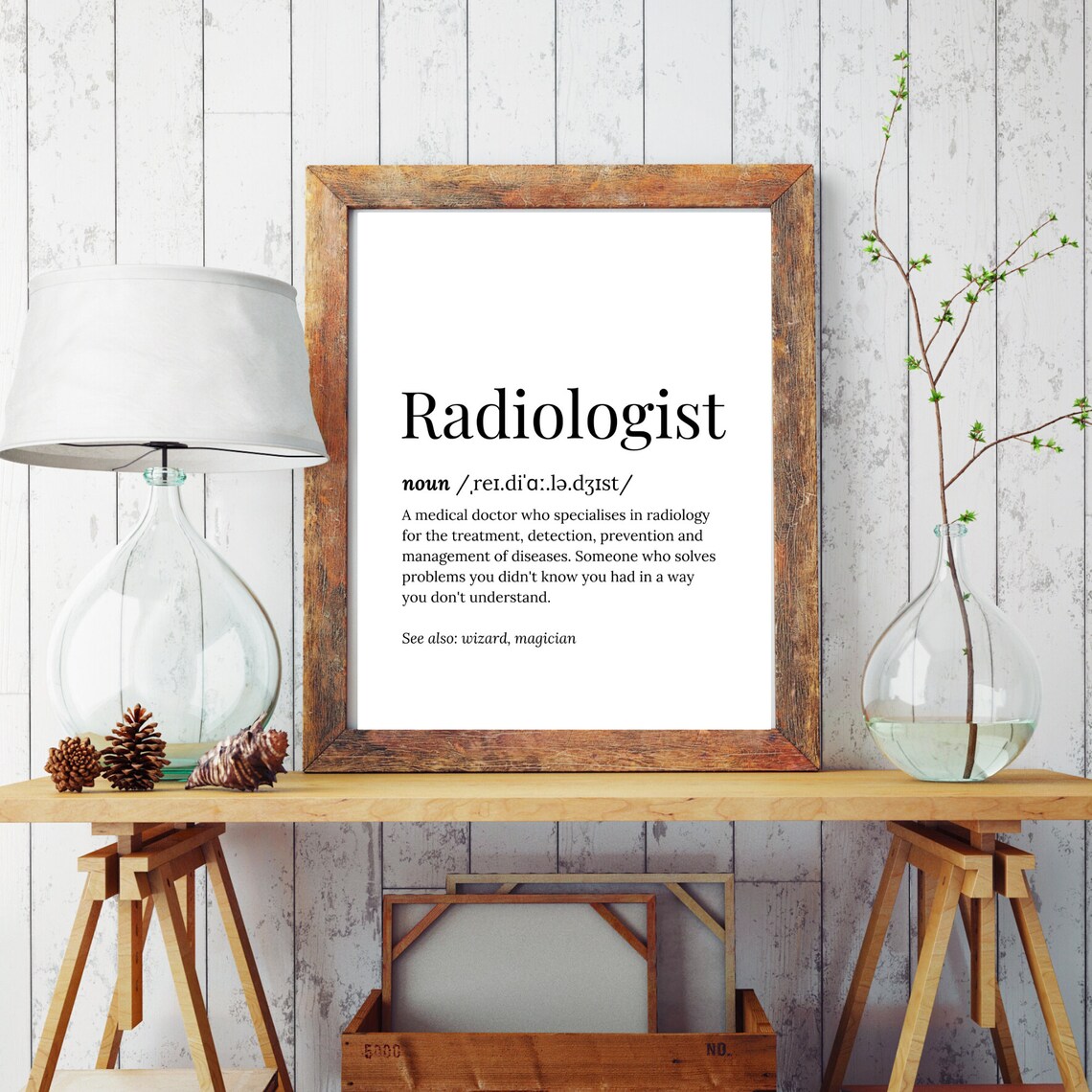 Radiologist Gift Graduation Gifts For Him For Her Radiology Graduation Gift Poster Humor Funny Radiologist Wall Art Office Decor Student - Image 2