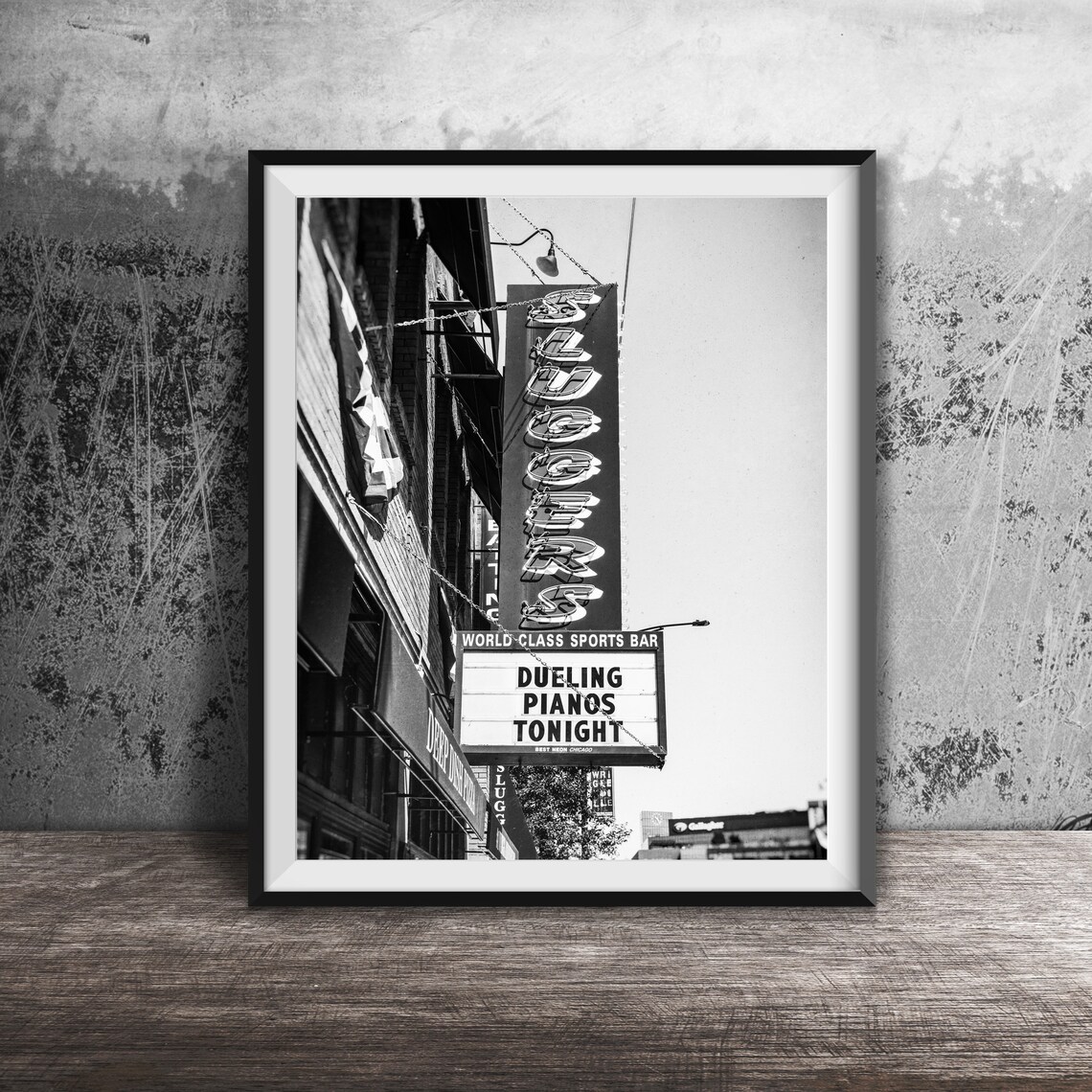 Sluggers Sports Bar Chicago, Lakeview Sign Art Print - Image 2