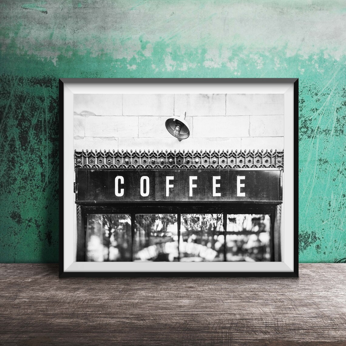 Coffee Photography Art Print, Modern Kitchen Wall Decor