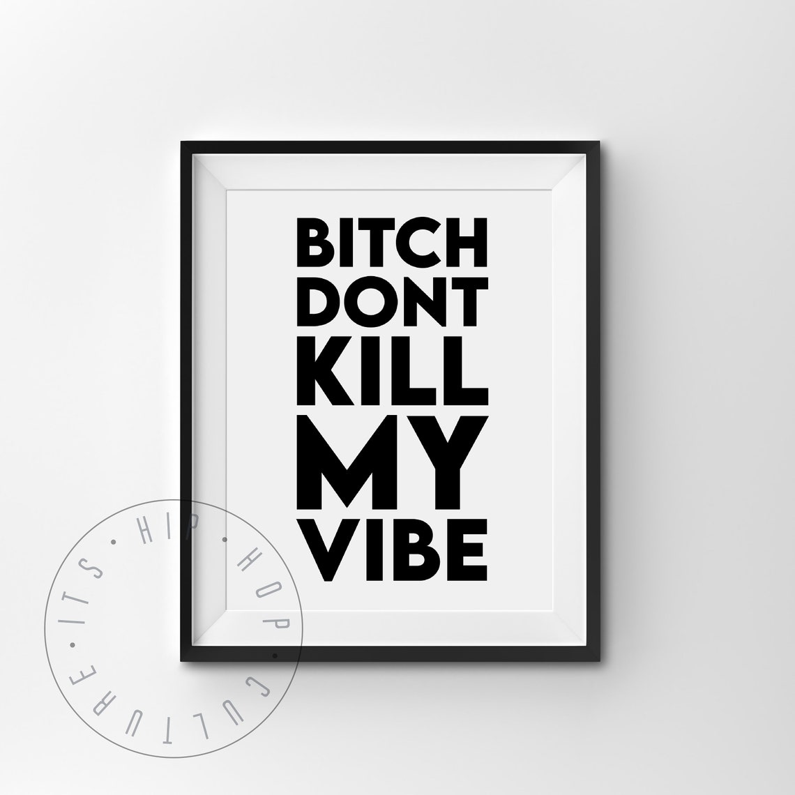 Last Name Ever First Name Greatest Drake Lyric Typography Poster - Image 4