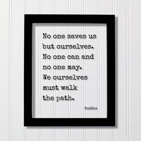 Buddha Quote Art Print, Spiritual Wellness Decor