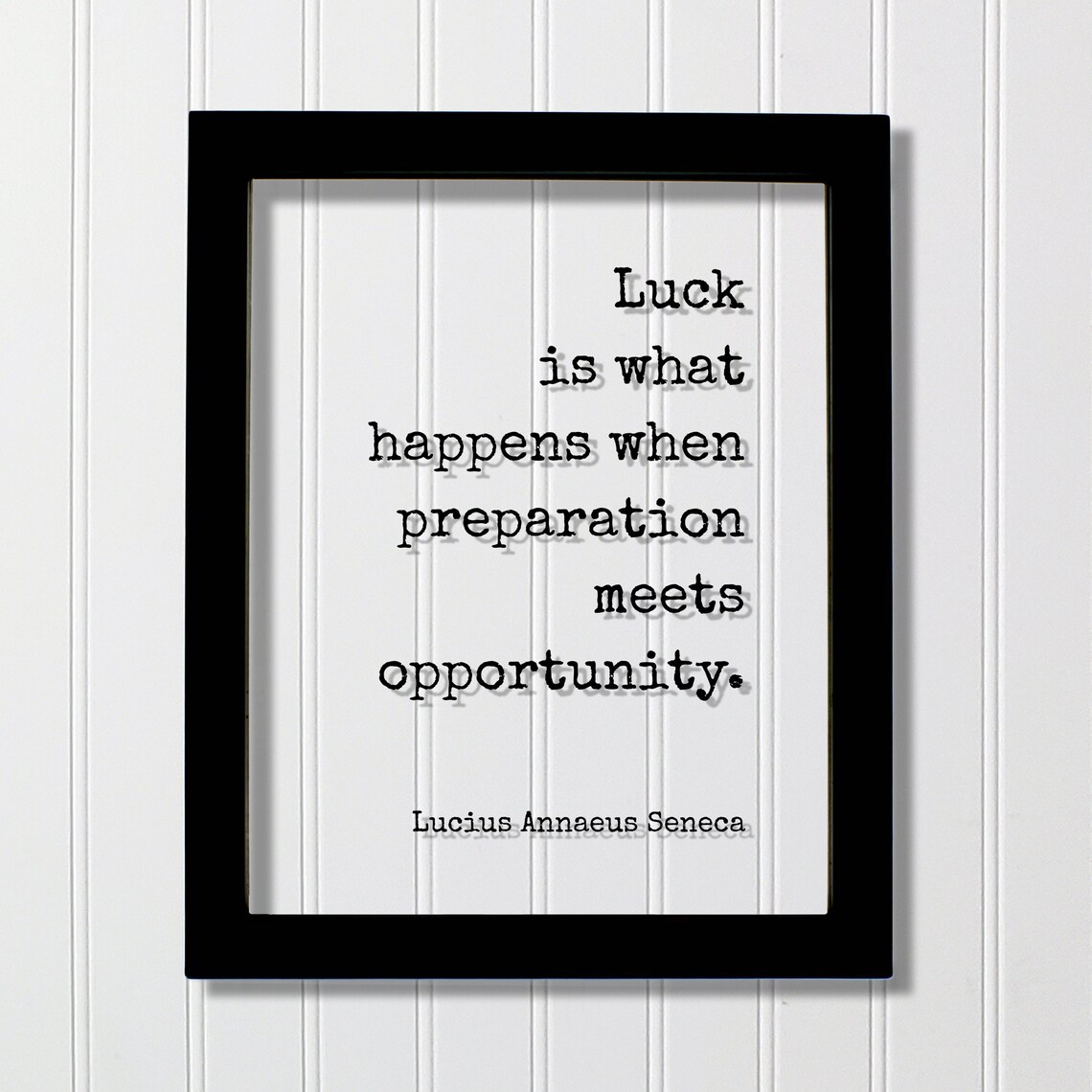 Lucius Annaeus Seneca Quote Art Print, Business Success