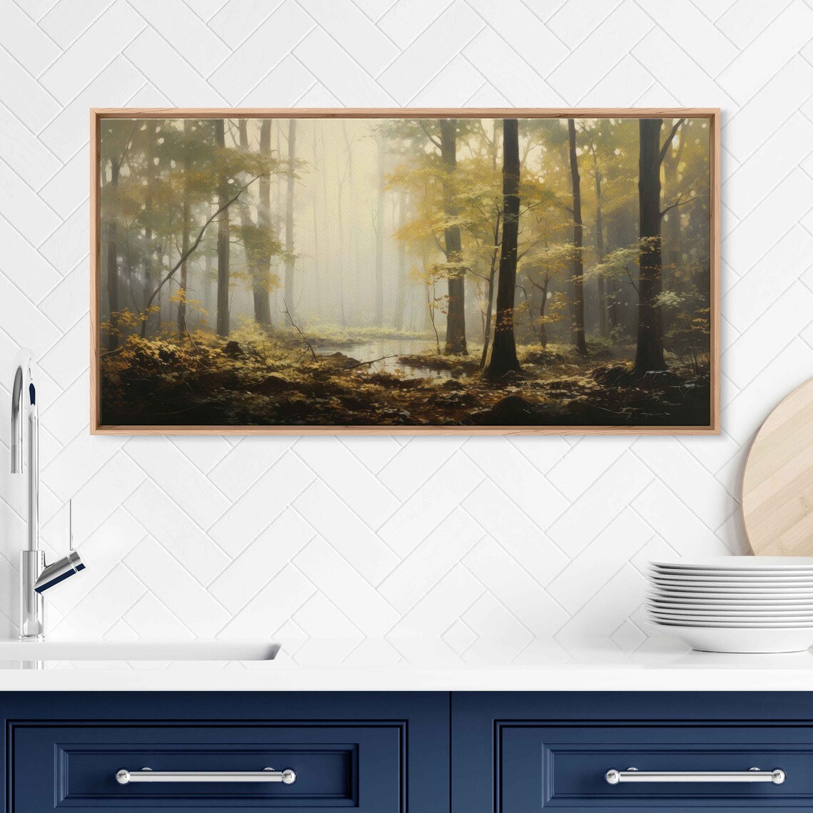 Foggy Forest Floor Art Print, Nature Lover Decor - Image 2