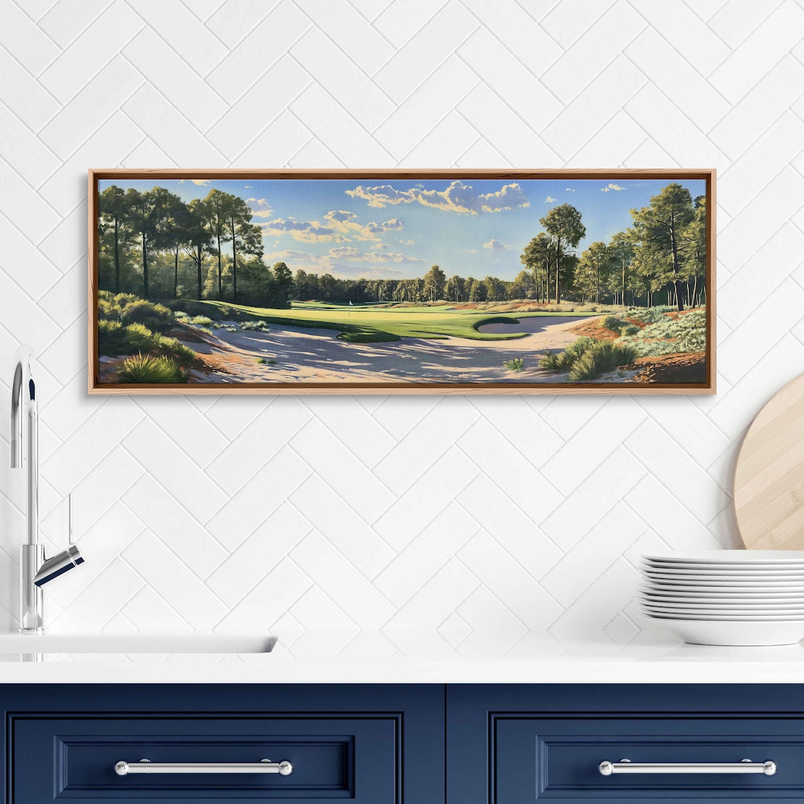 Pinehurst Number 2 Golf Course Signature Hole Art Print - Image 3