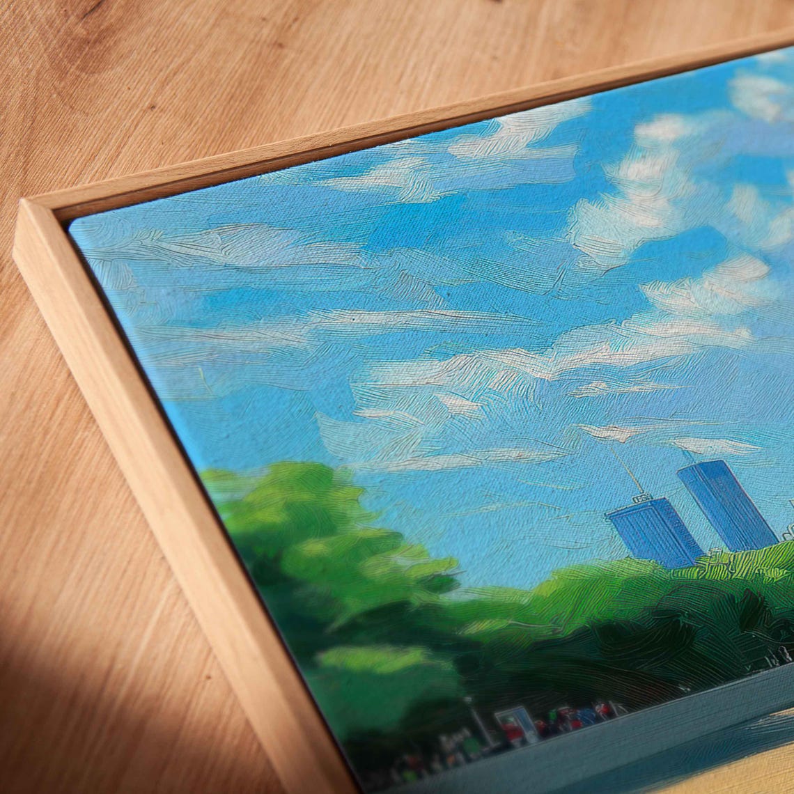 Lake Michigan Views Wall Art Print Bright Sunny Day Chicago Skyline - Image 2