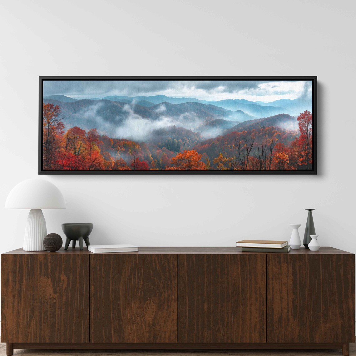 Great Smoky Mountains Autumn Foliage Wall Art Print
