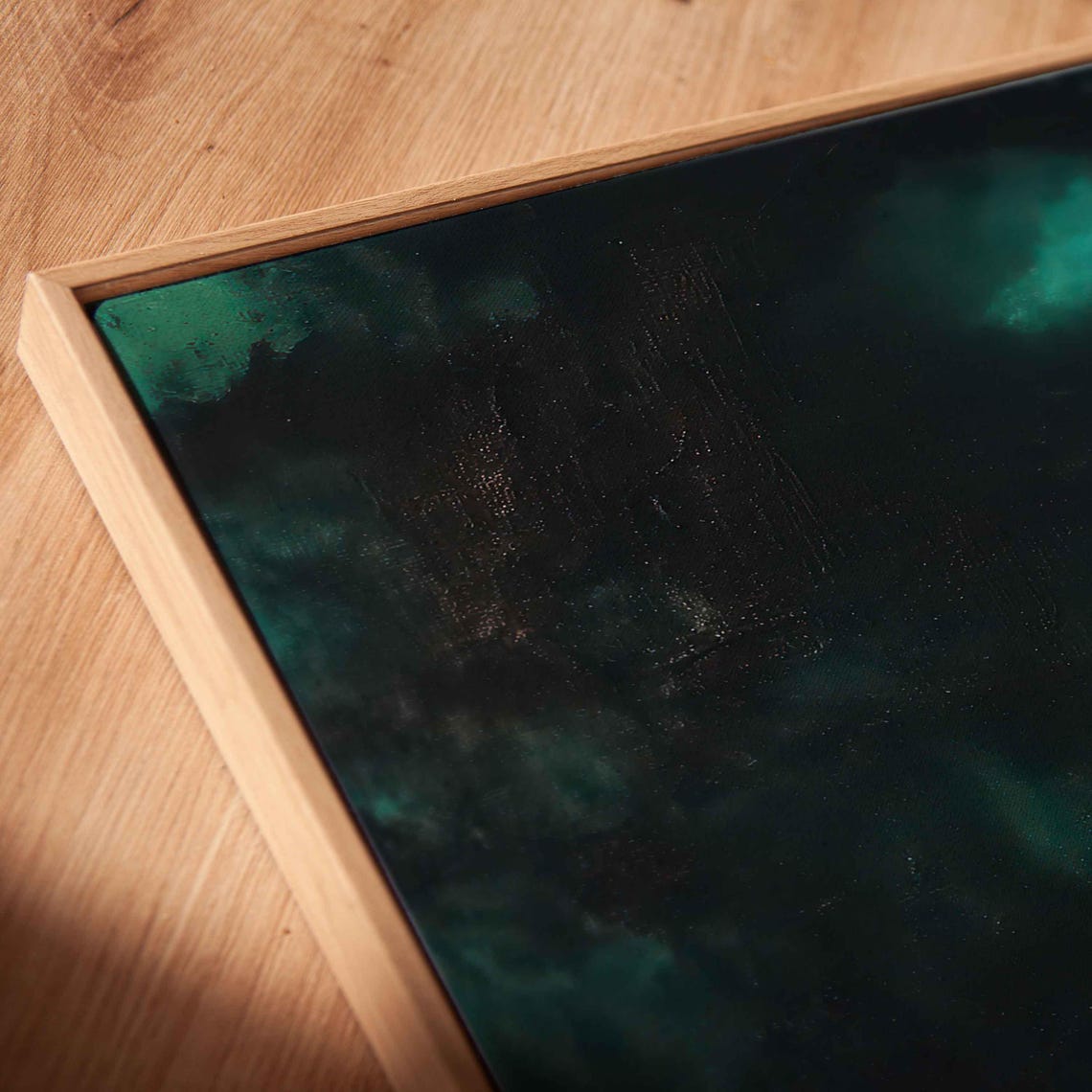 Cthulhu Sea Monster Rising Dark Waters Silhouette Figures Poster - Image 2