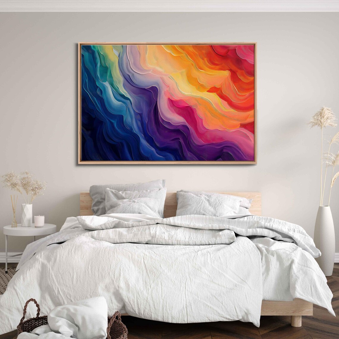 Colorful Symphony Abstract Nature Painting