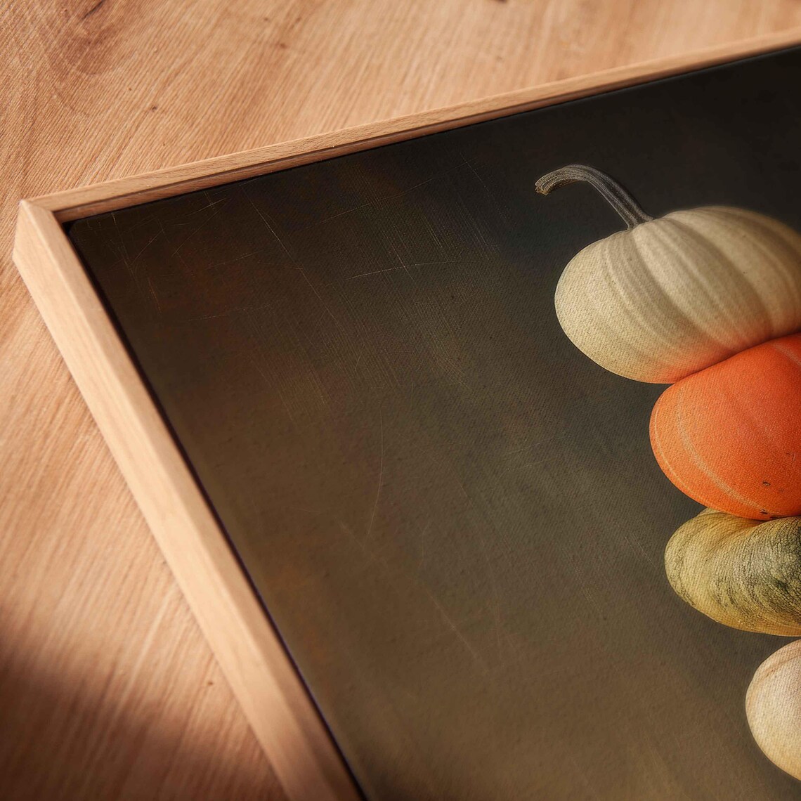 Stack Of Different Sized Pumpkins, Fall Decor - Image 2