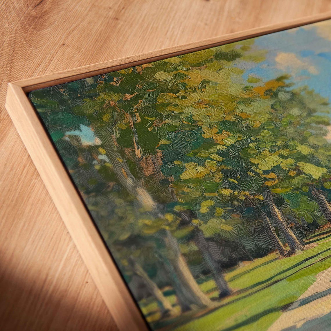Congressional Country Club Tree Lined Fairway Morning Wall Poster - Image 2