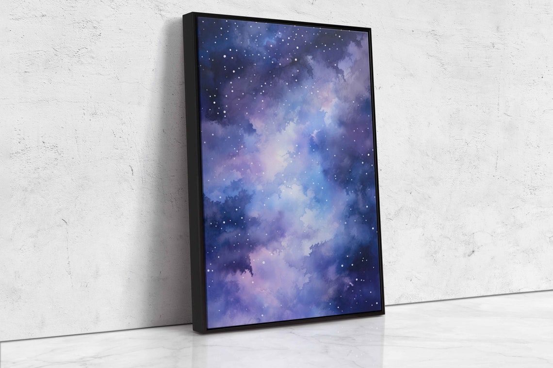 Starry Clouds Framed Print Ready To Hang - Image 4