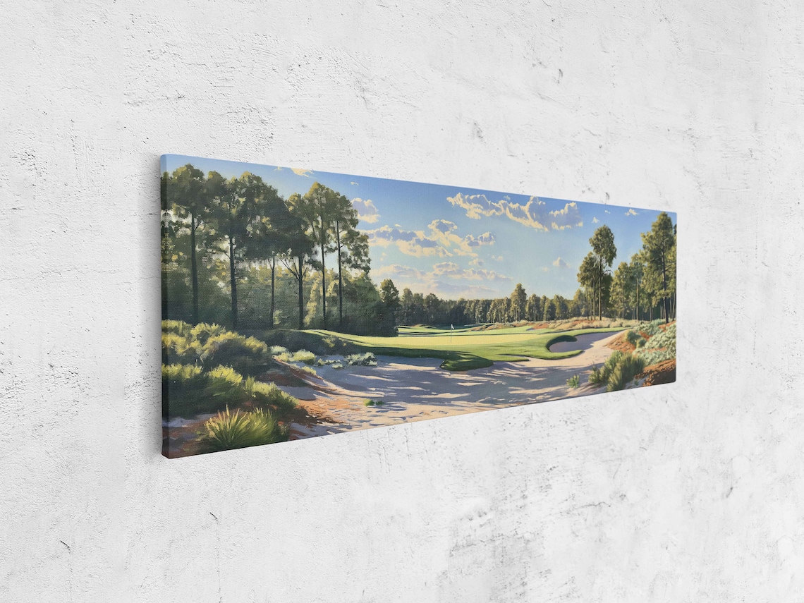 Pinehurst Number 2 Golf Course Signature Hole Art Print - Image 4