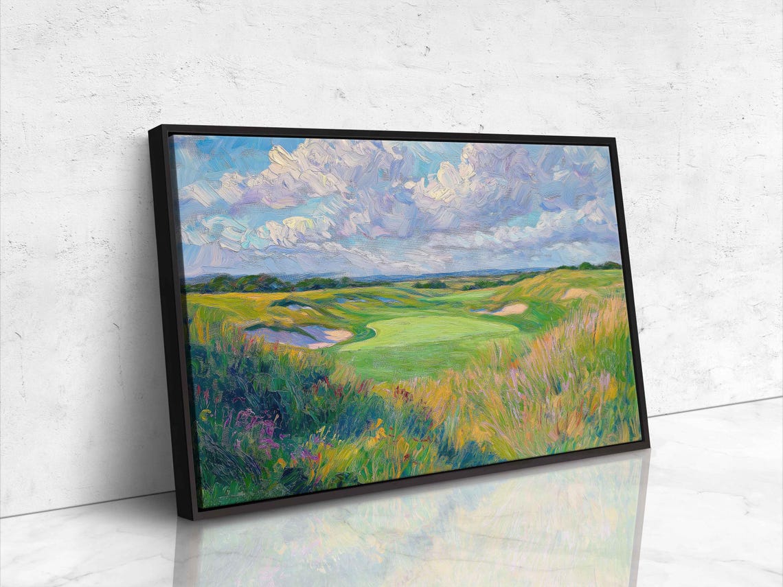 Shinnecock Hills Links Golf Course Rolling Dunes Meadow Poster - Image 4