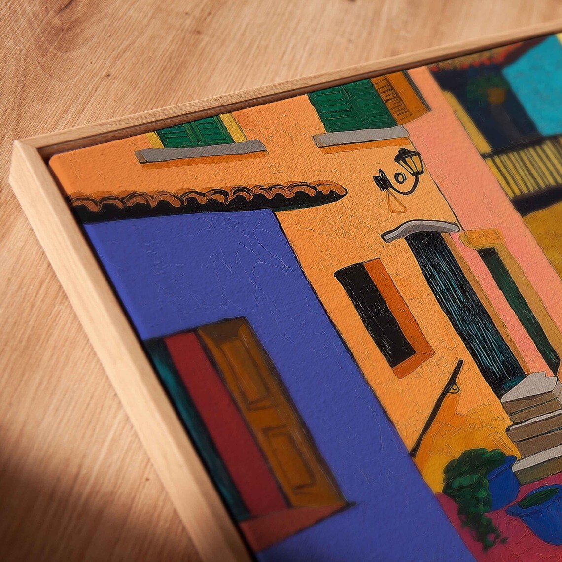 Romantic Italian Alley Art Print, Whimsical Cats - Image 2