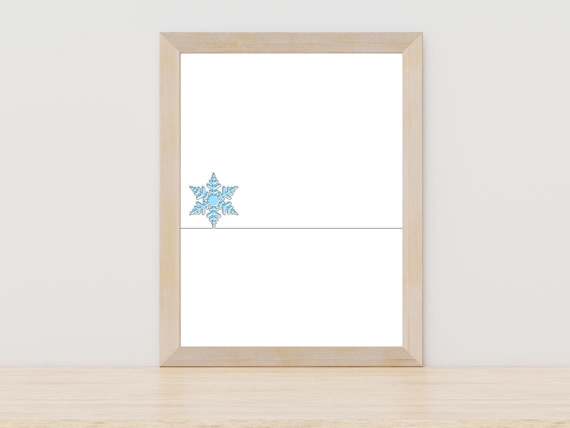 Snowflake Line Art