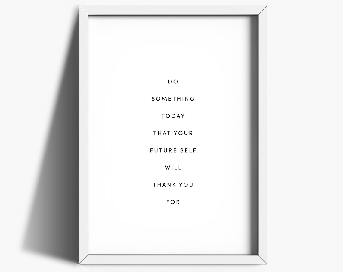 Motivational Quote Art Print, Office Wall Decor
