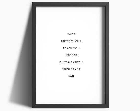 Motivational Quote Office Decor Wall Art Print
