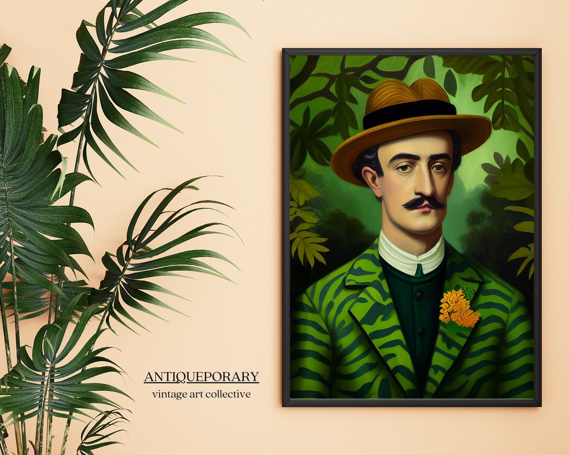 Stunning Landscape Photography Vintage Man Custom Oil Portrait Landscape Paintings Portrait Oil Paint Moody Portrait Print - Image 6