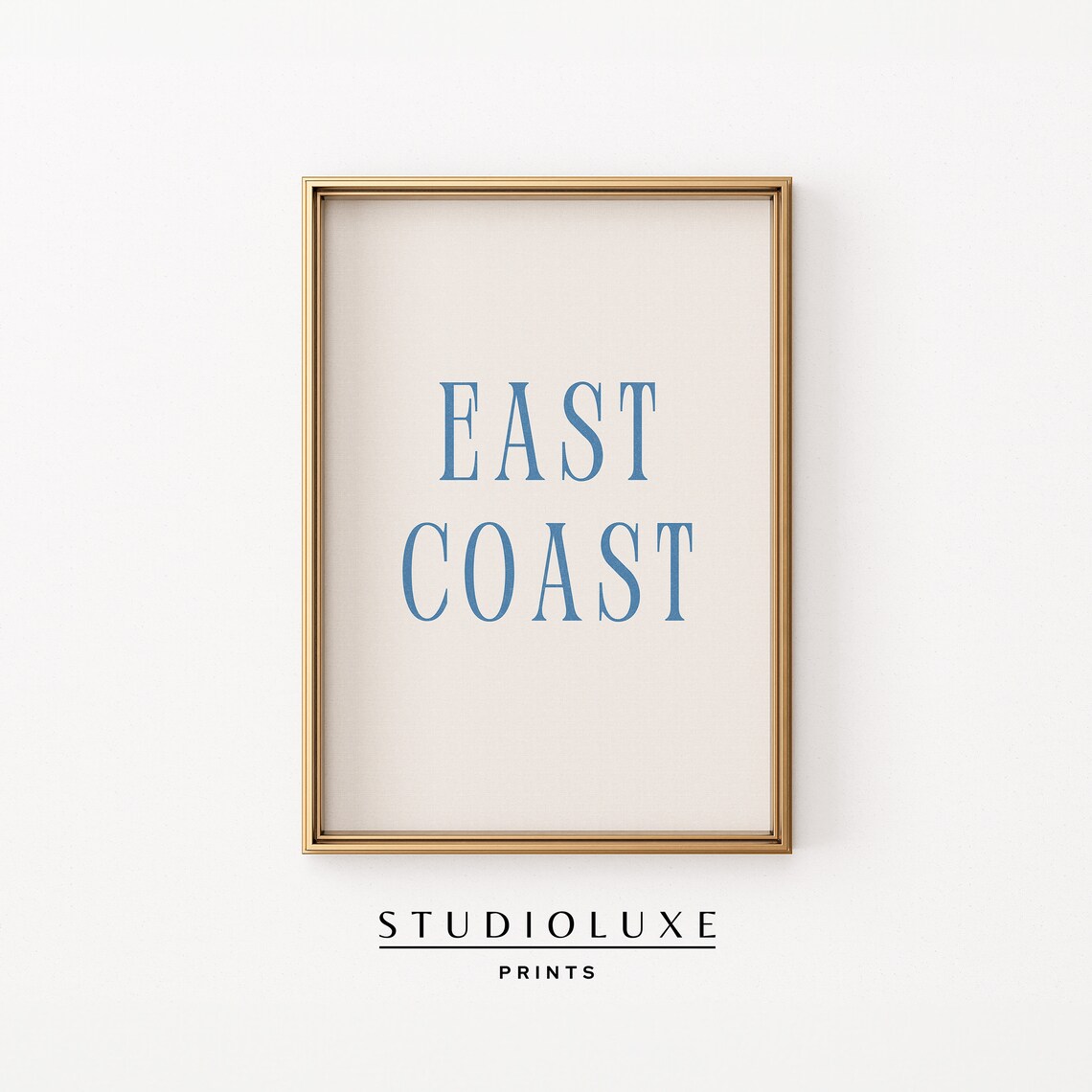 East Coast Beachy Coastal Art Print for Granddaughter
