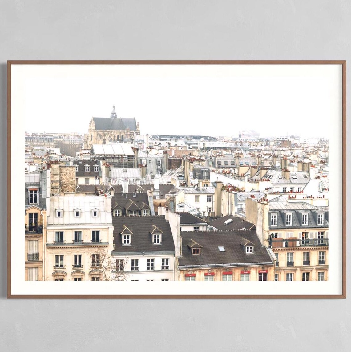 Paris Rooftop View, French Travel Photography
