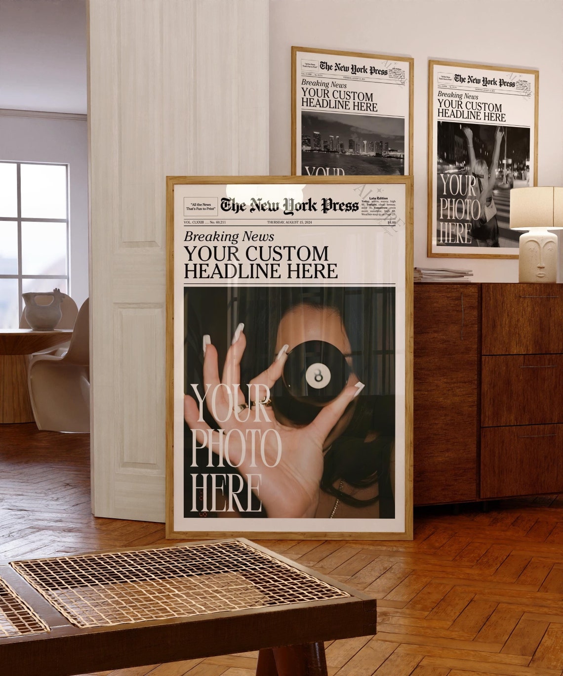 The New York Press Custom Newspaper Headline Personalized Print