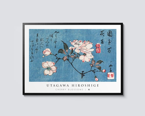 Cherry Blossoms by Utagawa Hiroshige Ukiyo-e Art Print