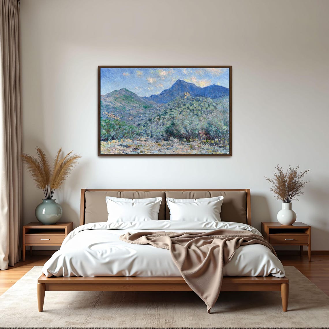 Claude Monet Blue Mountain Valley In Impressionist Light Poster - Image 5