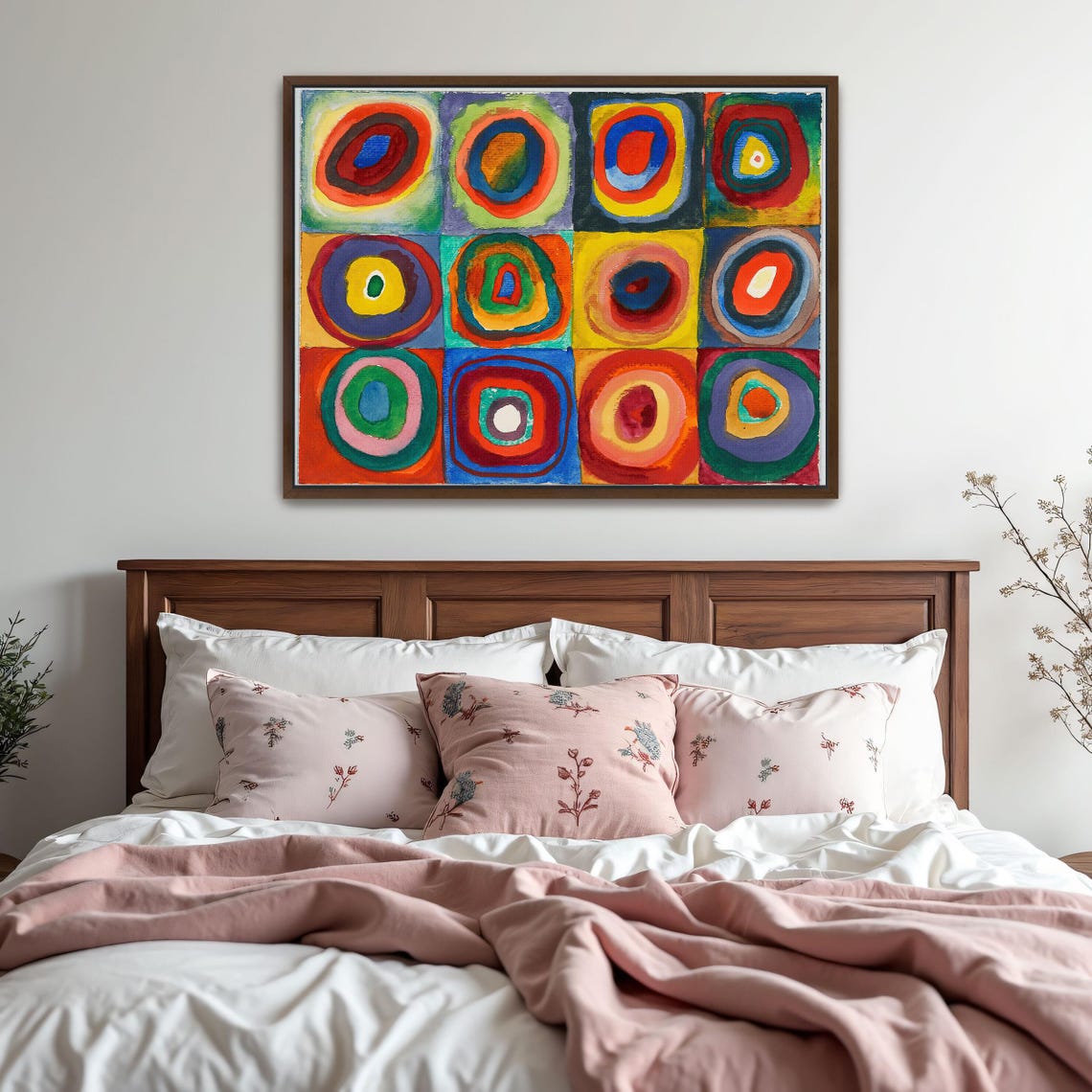 Wassily Kandinsky Color Study with Concentric Circles Art Poster - Image 2