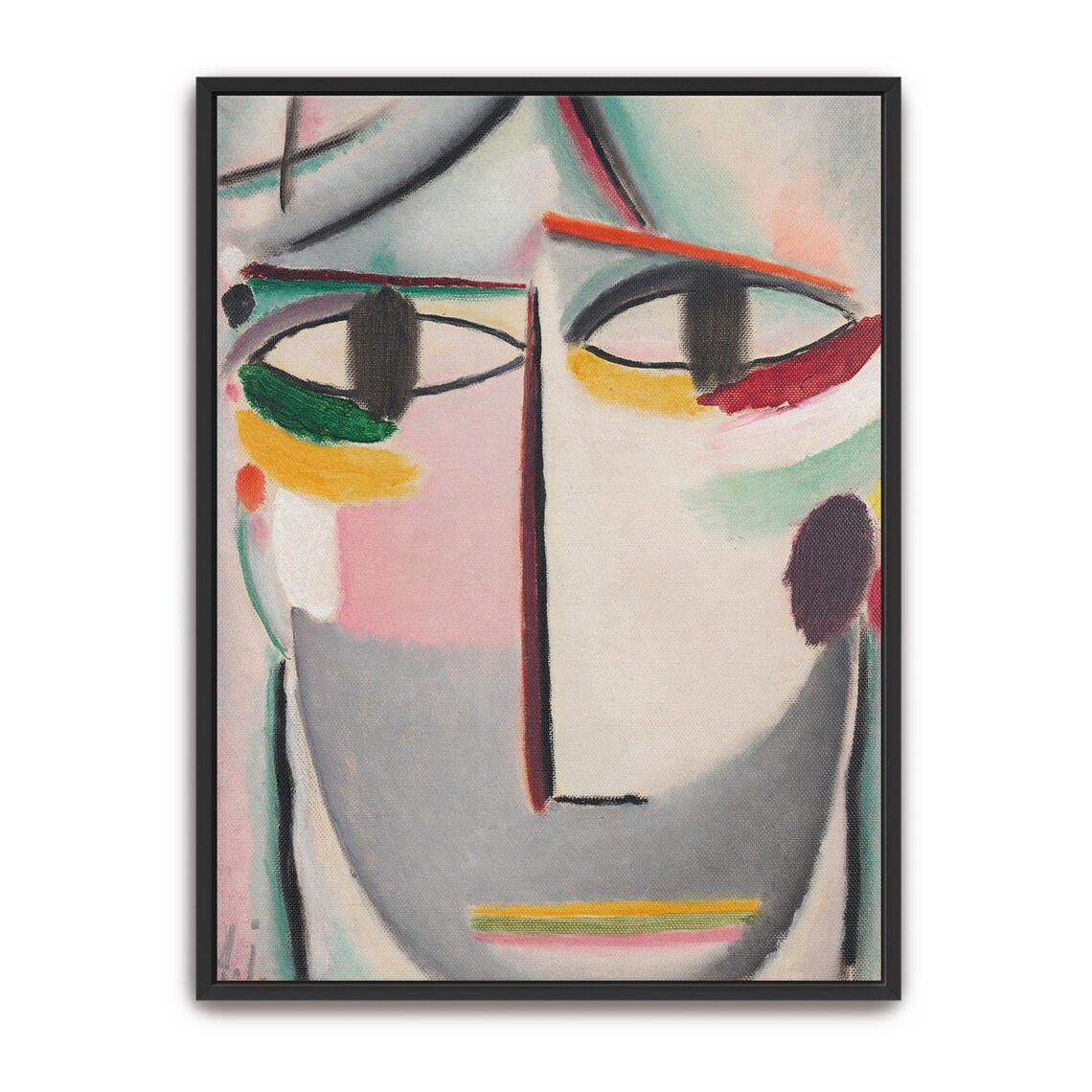 Alexej von Jawlensky Abstract Head Colorful Eyes Portrait Poster