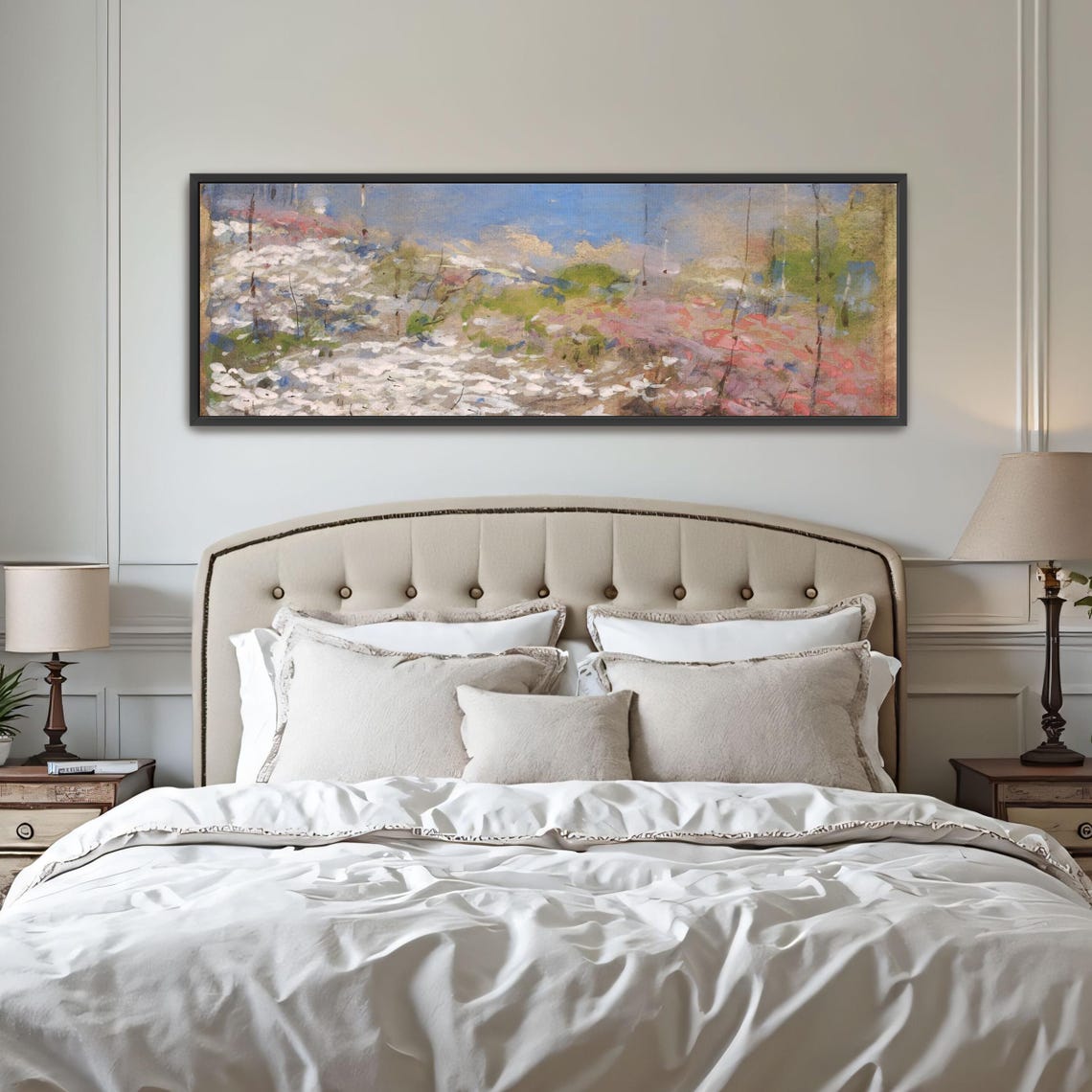 Abstract Watercolor Landscape With Soft Color Strokes Poster - Image 4