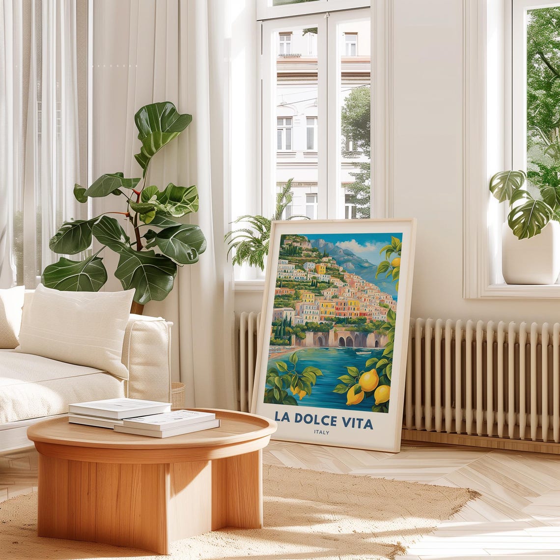 La Dolce Vita Print Italian Wall Art Amalfi Coast Art European Summer Poster Italian Quote Art Abstract Italy Coastal Beach Honeymoon Gift - Image 5