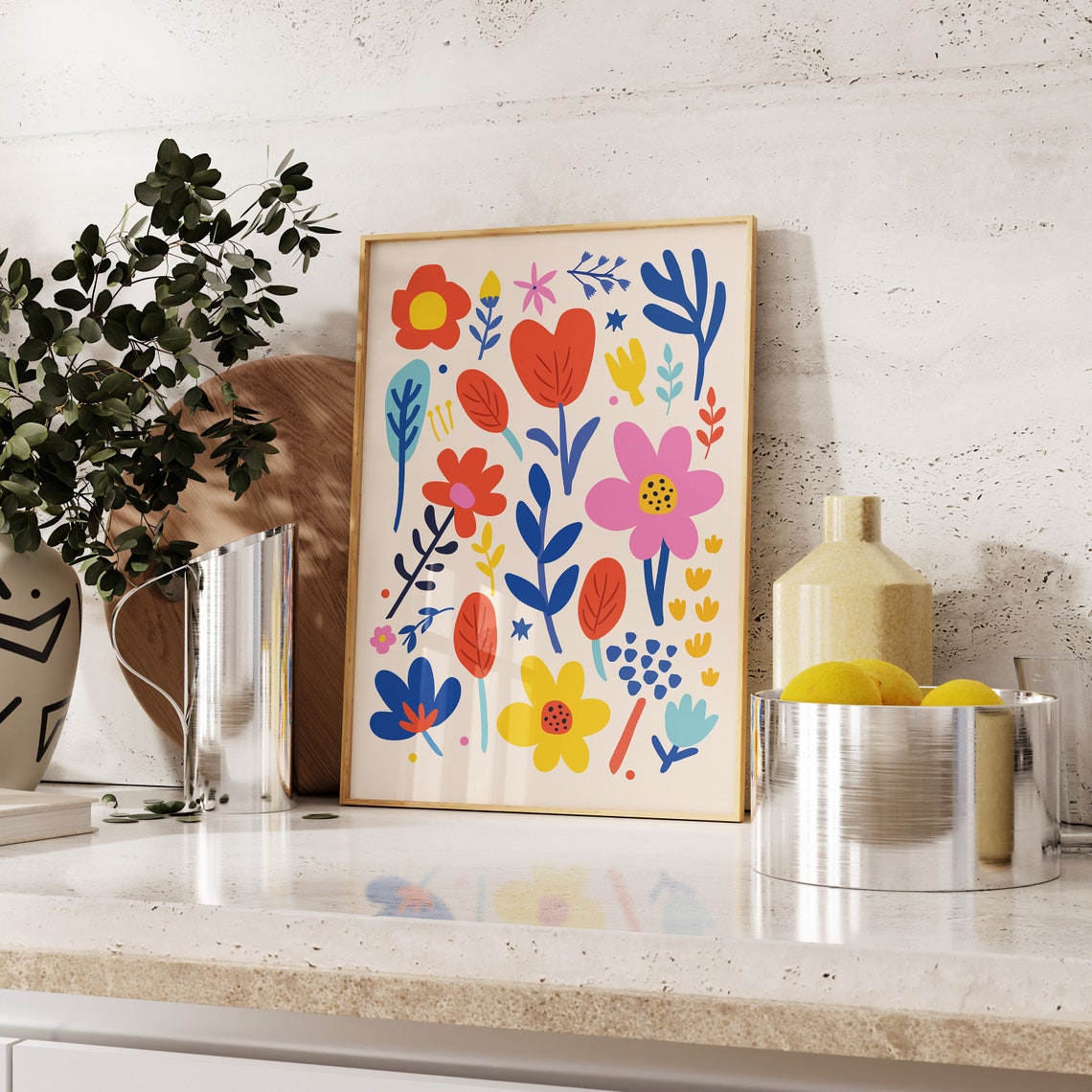 Flower Market Botanical Art Print - Image 2