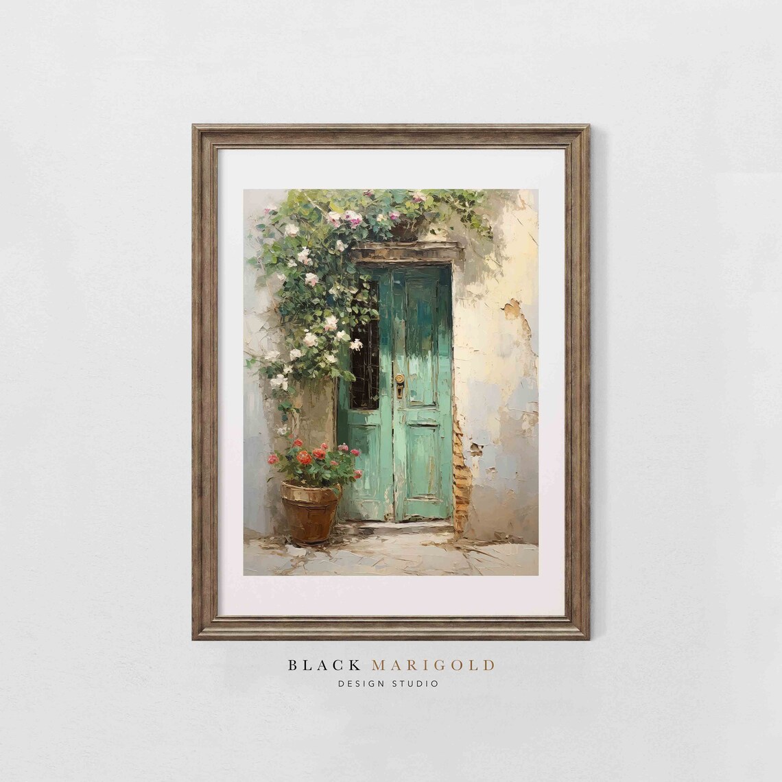 Hues Of The Past Vintage Oil Painting Art Print - Image 2