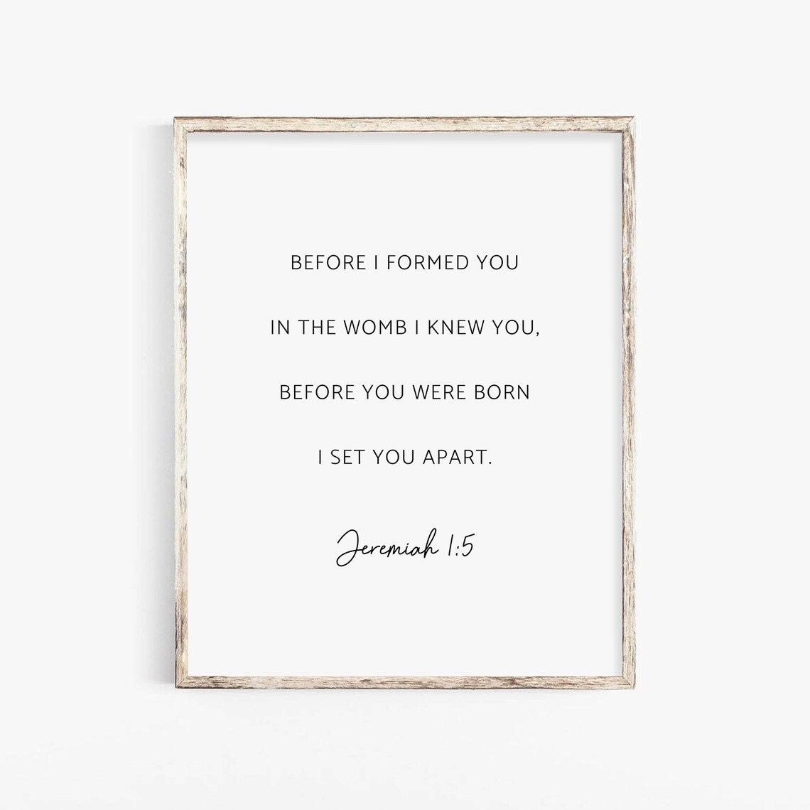 Jeremiah 15 Nursery Scripture, Minimalist Art Print - Image 2