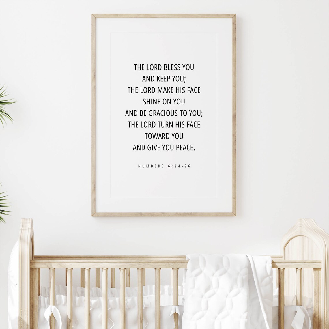 The Lord Bless You And Keep You Numbers 6:24-26 Blessing Poster - Image 2