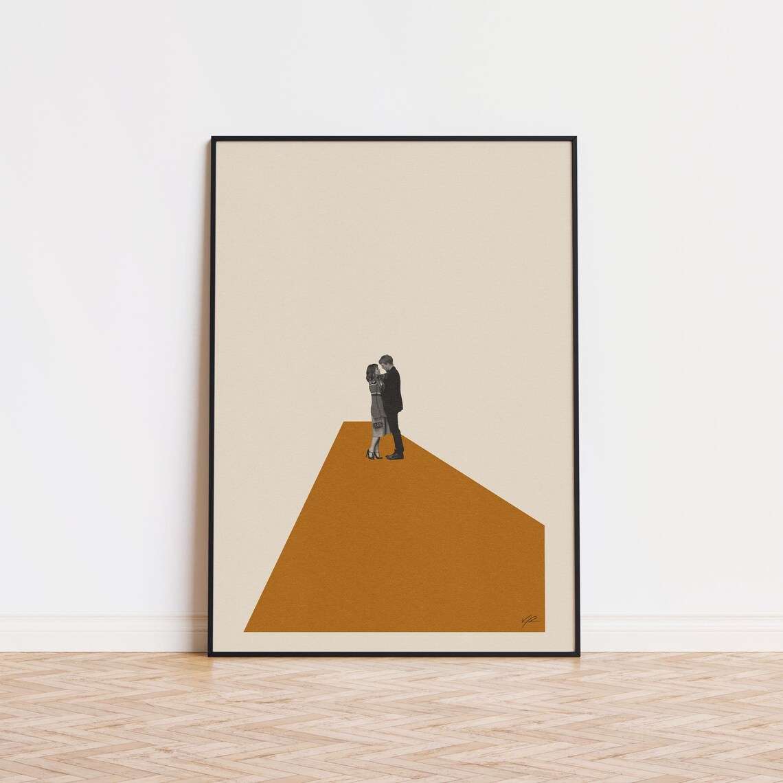 About Time Inspired Mid-Century Modern Art Print