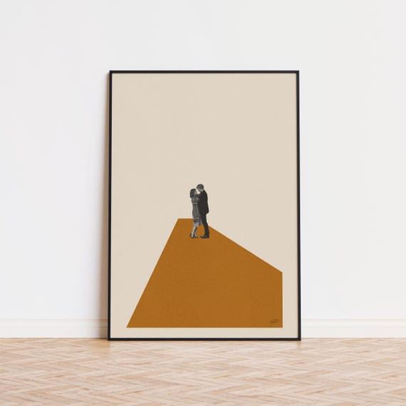About Time Inspired Mid-Century Modern Art Print