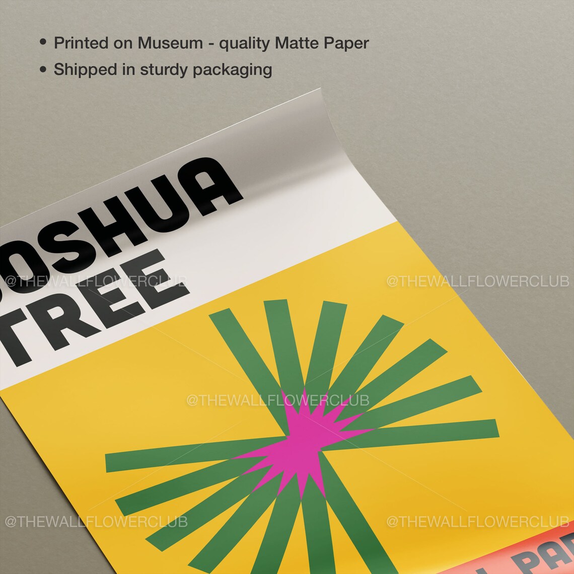 Joshua Tree National Park Abstract Poster Print - Image 2