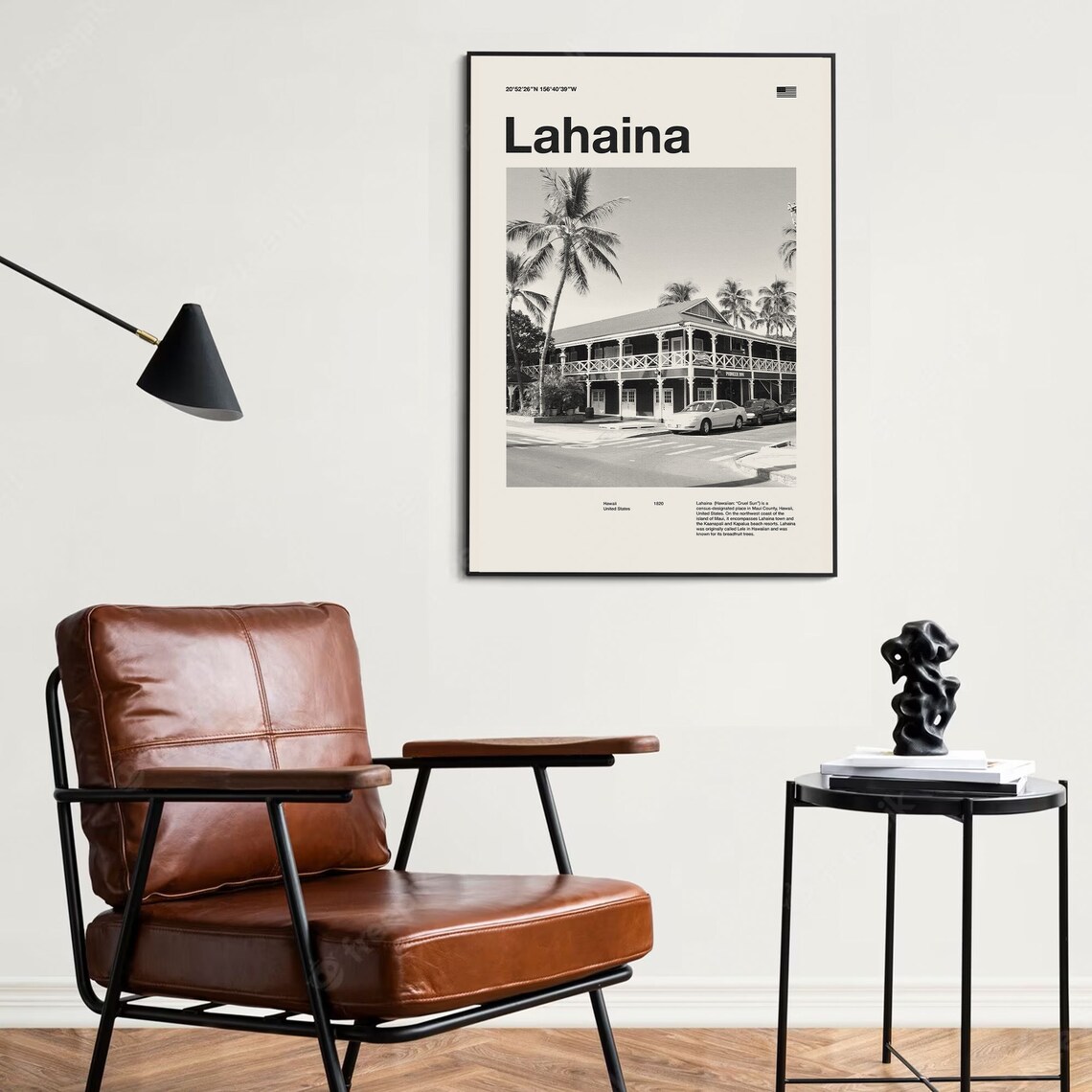 Lahaina Hawaii Historic Town Photo Travel Art Wall Decor Poster - Image 4