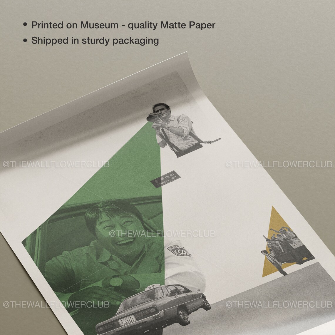 A Taxi Driver Korean Film Minimalist Taxi Movie Scene Art Poster - Image 4