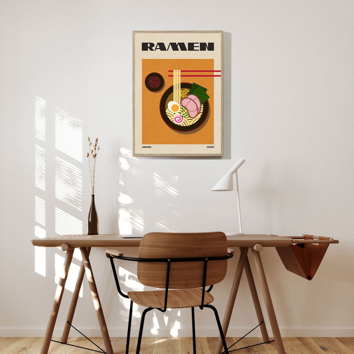 Ramen Mid-Century Modern Retro Kitchen Art Print - Image 2