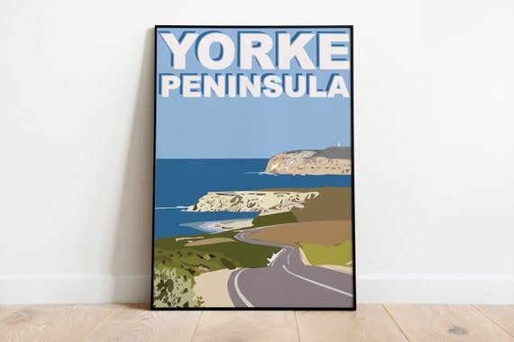 Yorke Peninsula Wall Art Road Trip Print Decor Beach South Australia Australian Coast