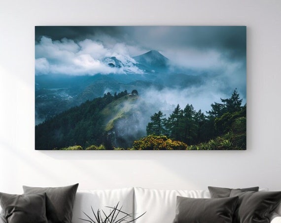 Fuji Mountain I Nature Luxury Design Print Home Decor Wall Art Wall Art Gift Room Decor Ready To Hang
