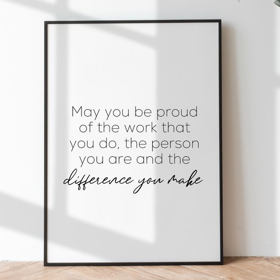 Leadership Quote Print for HR Office, Workplace Art