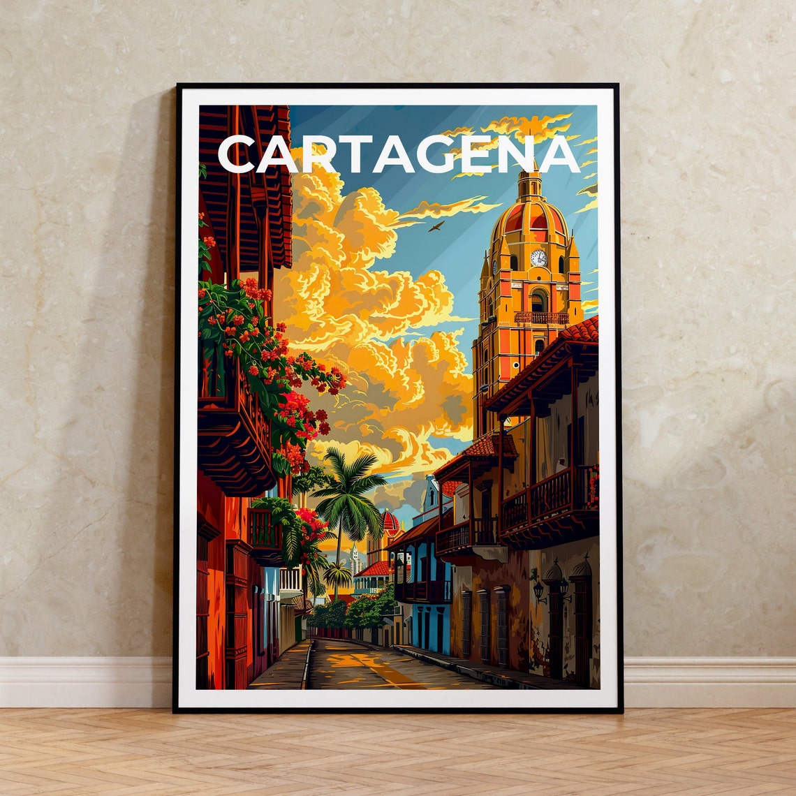 Cartagena Poster Cartagena Print Colombia Poster Colombia Print Cartagena Poster Colombia Art Colombia Gift