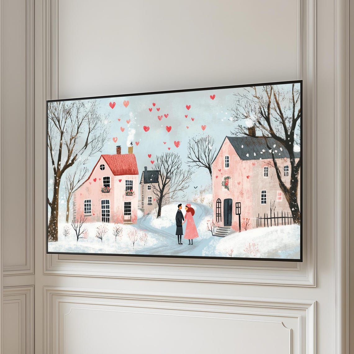 Valentines Day Frame Tv Art Cute Valentines Day Tv Art Valentines Day Decorations Fun Valentines Home Decor - Image 5