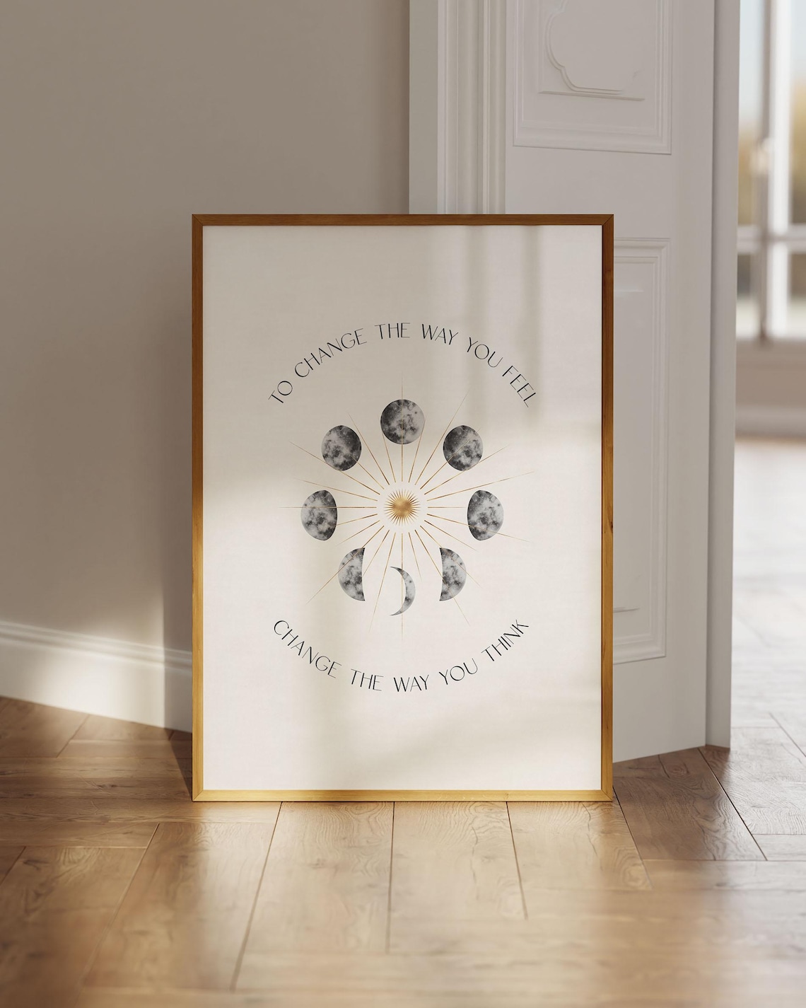 Sun And Moon Astrology Phases Poster Print